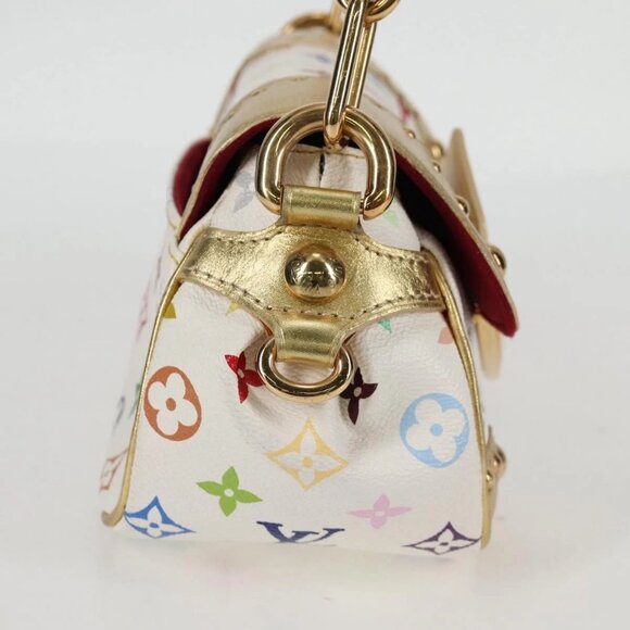 LOUIS VUITTON Monogram Multicolor Marilyn Shoulder Bag White M40206 Auth 138531A - Picture 6 of 16
